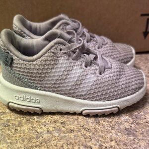 Adidas Kids Light Gray Sneakers
